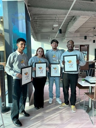 Winner visit Istation