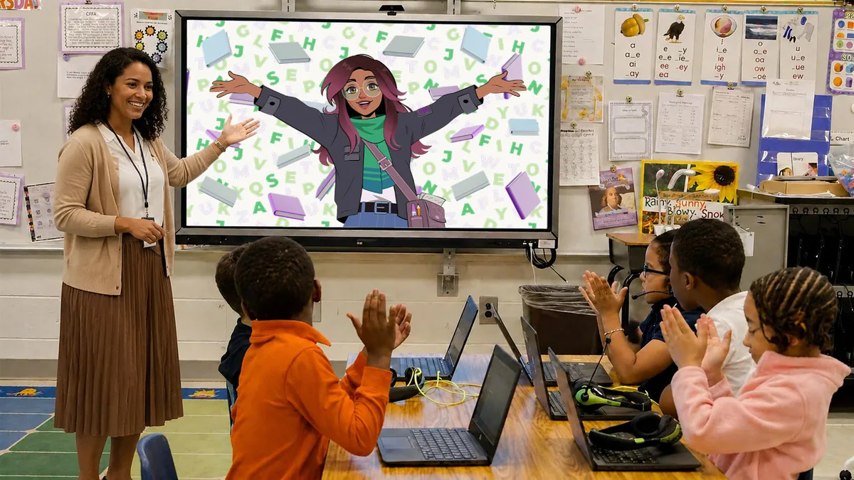 Amira Adventures in an early-learning classroom