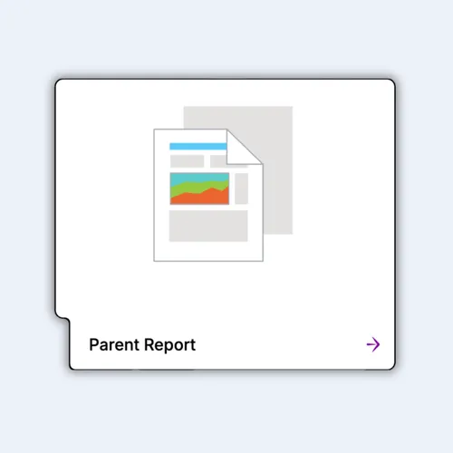 Parent Report preview