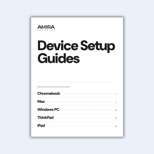 Device Setup Guides preview