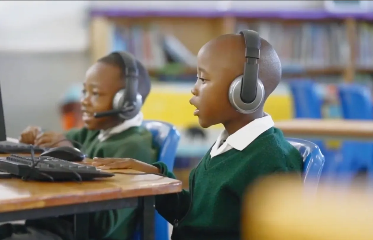 Students using Amira in East Baton Rouge