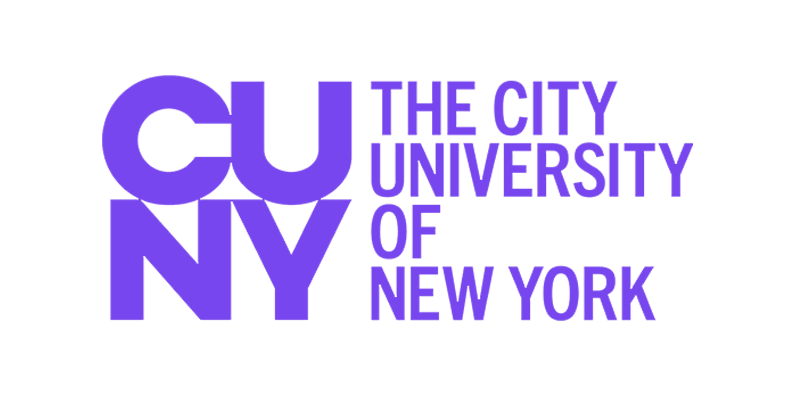 Purple version of the CUNY logo.